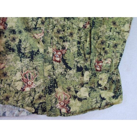 Field Tested by Outdoor Life Mens Size Large Button Shirt Deer Camo Long Sleeve - Picture 9 of 11